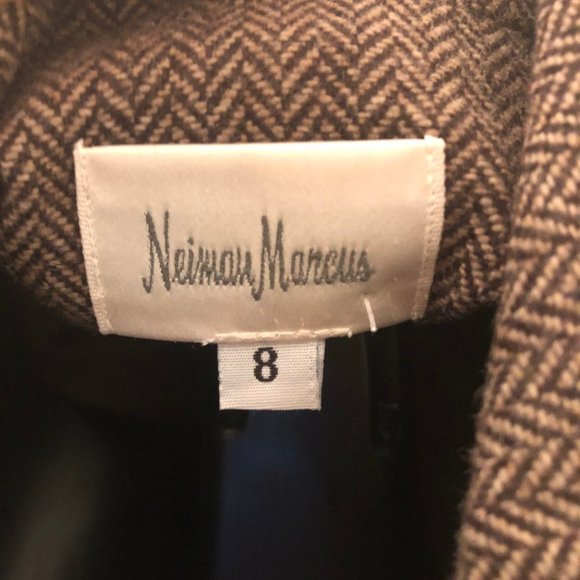 Neiman Marcus jacket woolen brown size 8 - Picture 8 of 8